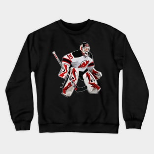 Martin Brodeur Warming Up Crewneck Sweatshirt